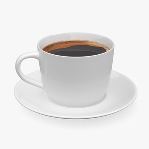 3D model Coffee Cup on Saucer