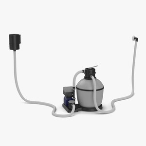 3D Swimming Pool Water Filter with Water Pump Set