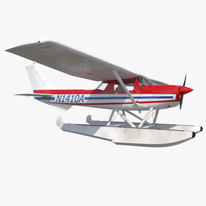 3D Cessna 150 Seaplane 2