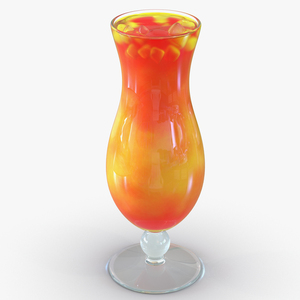 3D Fruit Coctail model