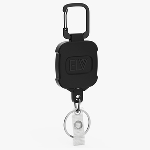 3D Retractable Badge Reel Black model