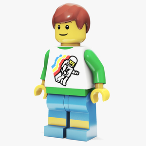 Minifigure LEGO Teenager 3D model