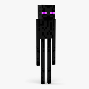 3D Minecraft EnderMan model