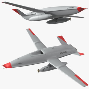 3D model Boeing MQ25 Stingray Aerial Refueling Drone Flight