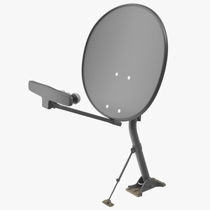 Home Satellite Dish Antenna 3D