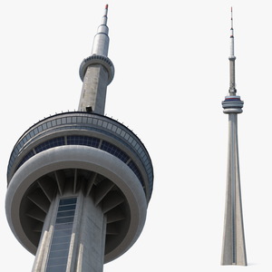 3D CN Tower Toronto