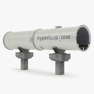 Hyperloop Tube 3D model