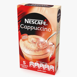 Nescafe Cappuccino Box 3D