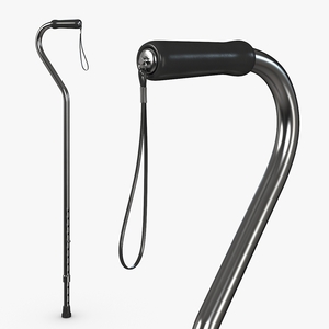 3D Adjustable Medical Walking Cane