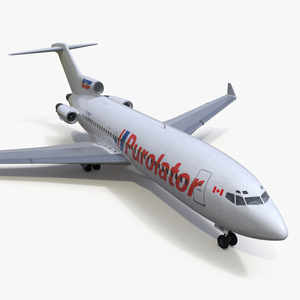 Boeing 727-100 Purolator 3D model