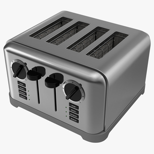 3D model Toaster 4 Slice