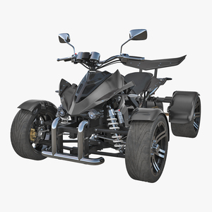 Racing Quad Bike Generic 3D model