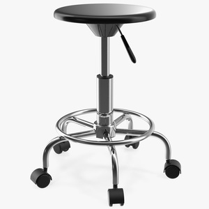 3D model Adjustable Drafting Stool