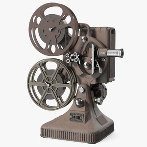 3D Vintage Movie Projector model
