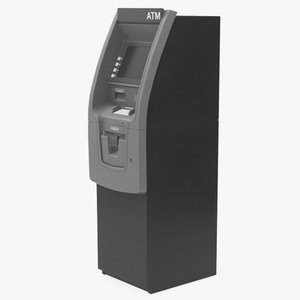 3D Bank ATM Cash Machine