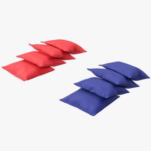 Toss Bean Bags for Cornhole Game 3D