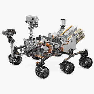 3D model Curiosity Mars Rover