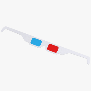 3D Disposable Red Cyan Paper 3D Glasses