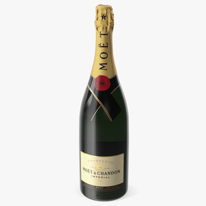 Champagne Bottle Moet and Chandon Brut Imperial 3D