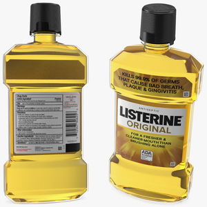 3D model Listerine Original Oral Care Antiseptic Mouthwash 250ml