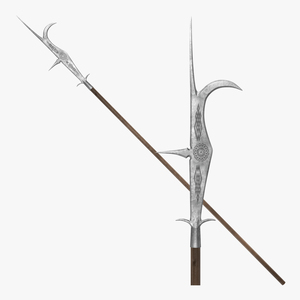 3D model Guisarme Pole Weapon