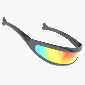 3D Futuristic Cyclops Shield Sunglasses