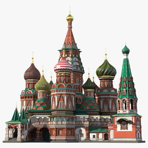 Saint Basils Cathedral Moscow 3D model