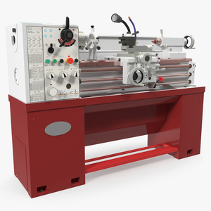 Heavy Duty Lathe Machine Generic 3D