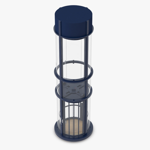 3D Vuelift 360 Glass Elevator Blue