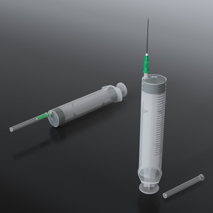 3D model Medical Syringe 30ml