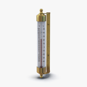 Outdoor Thermometer 3D model