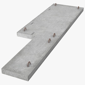 3D model Floor Concrete Panel