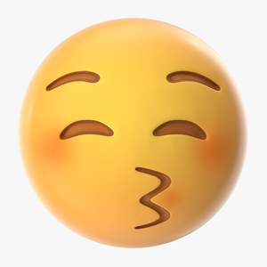 3D model Kiss Emoji