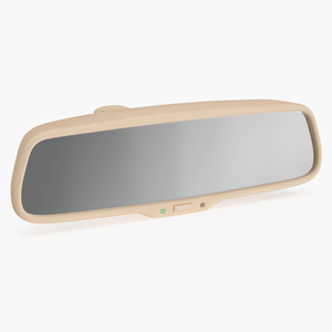 3D model Auto Dimming Rear View Mirror Beige