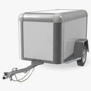 4x8 Cargo Trailer 3D