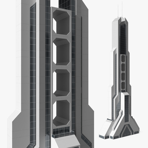 Sci-Fi Skyscraper 3D