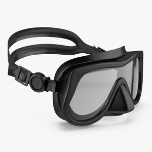 Professional Diving Mask 3D model