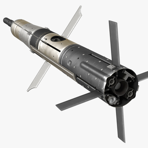 BGM 71c TOW Missile 3D model