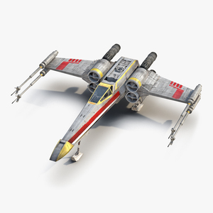 Star Wars X Wing Starfighter Yellow 2 3D