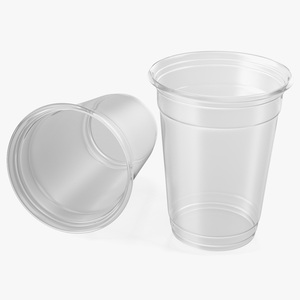 Plastic Disposable Cup 3D