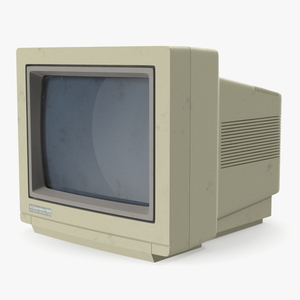 Retro Monitor Commodore Old 3D