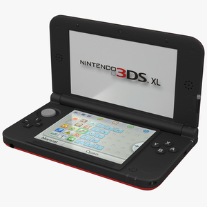 Nintendo 3DS XL Red 3D model