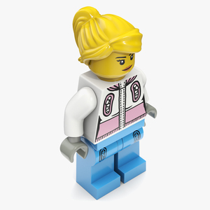 Minifigure LEGO Teenager Girl 3D model