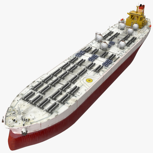 Fuel Carrier Vessel 3D model