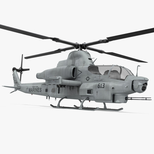 3D model Bell AH-1Z Lethal Combat Helicopter