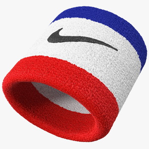 Nike Swoosh Wristband Colored 3D model