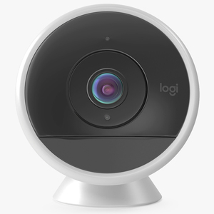 3D Logitech Circle2 Weatherproof Wired Security Camera