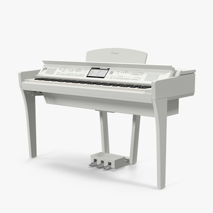 3D model Yamaha Clavinova CVP-709 White