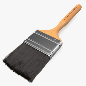 3D model Realistic Paint Brush Fur