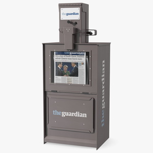 3D model Newspaper Vending Machine